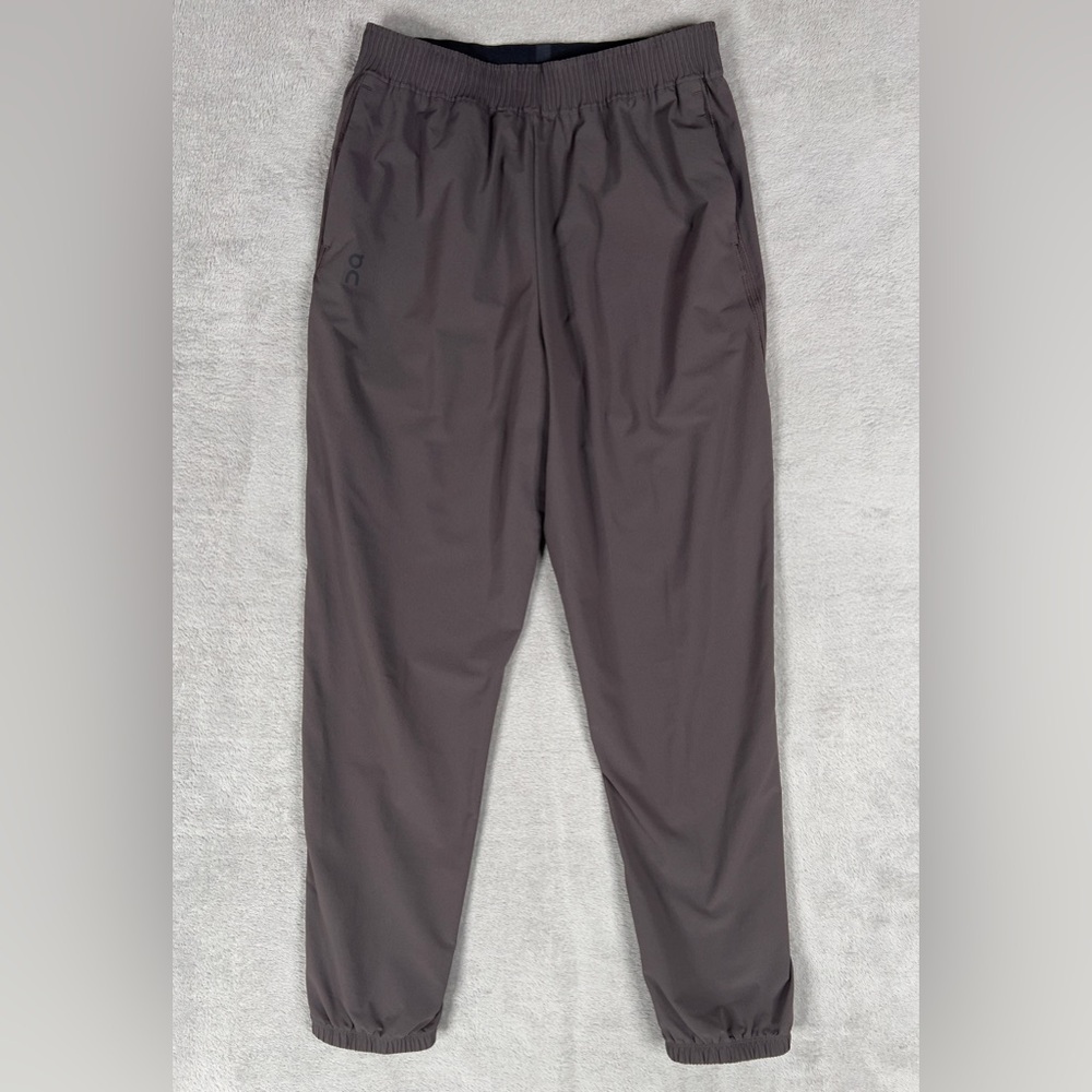 On Cloud Focus Stretch Jogger Pants Women's XS Pebble Running Outdoor - Picture 3 of 16